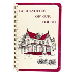 Specialities Of Our House Cookbook Vintage 1982 Doctors Hospital Service League